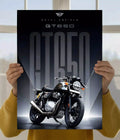 Royal Enfield Continental GT 650 Midnight Wall Poster