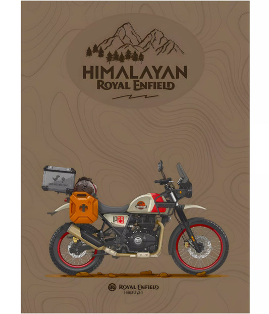 Royal Enfield Himalayan Adventure Poster Main Image - Everanta