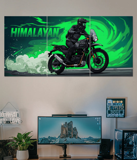 Royal Enfield Himalayan Split Wall Poster Main Image - Everanta
