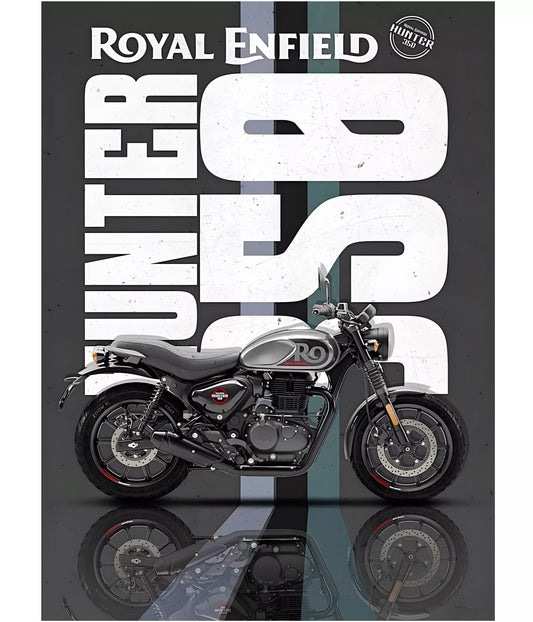Royal Enfield Hunter 350 Wall Poster Main Image - Everanta