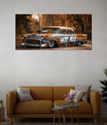 Rustic Hot Rod – Vintage Muscle Car Split Wall Poster