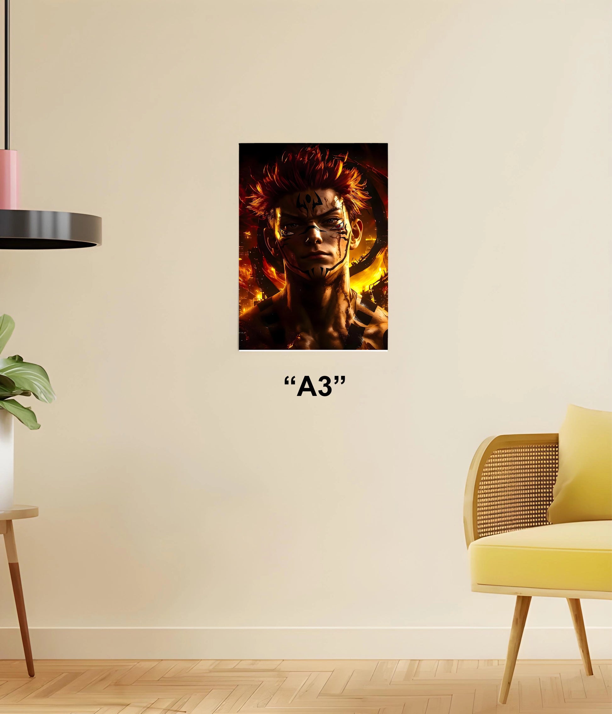 Ryomen Sukuna – King of Curses Poster Main Image A3 Size - Everanta
