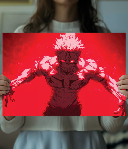 Ryomen Sukuna – King of Curses Wall Poster Main Image - Everanta