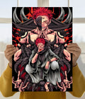 Ryomen Sukuna Transformation Art – Jujutsu Kaisen Poster