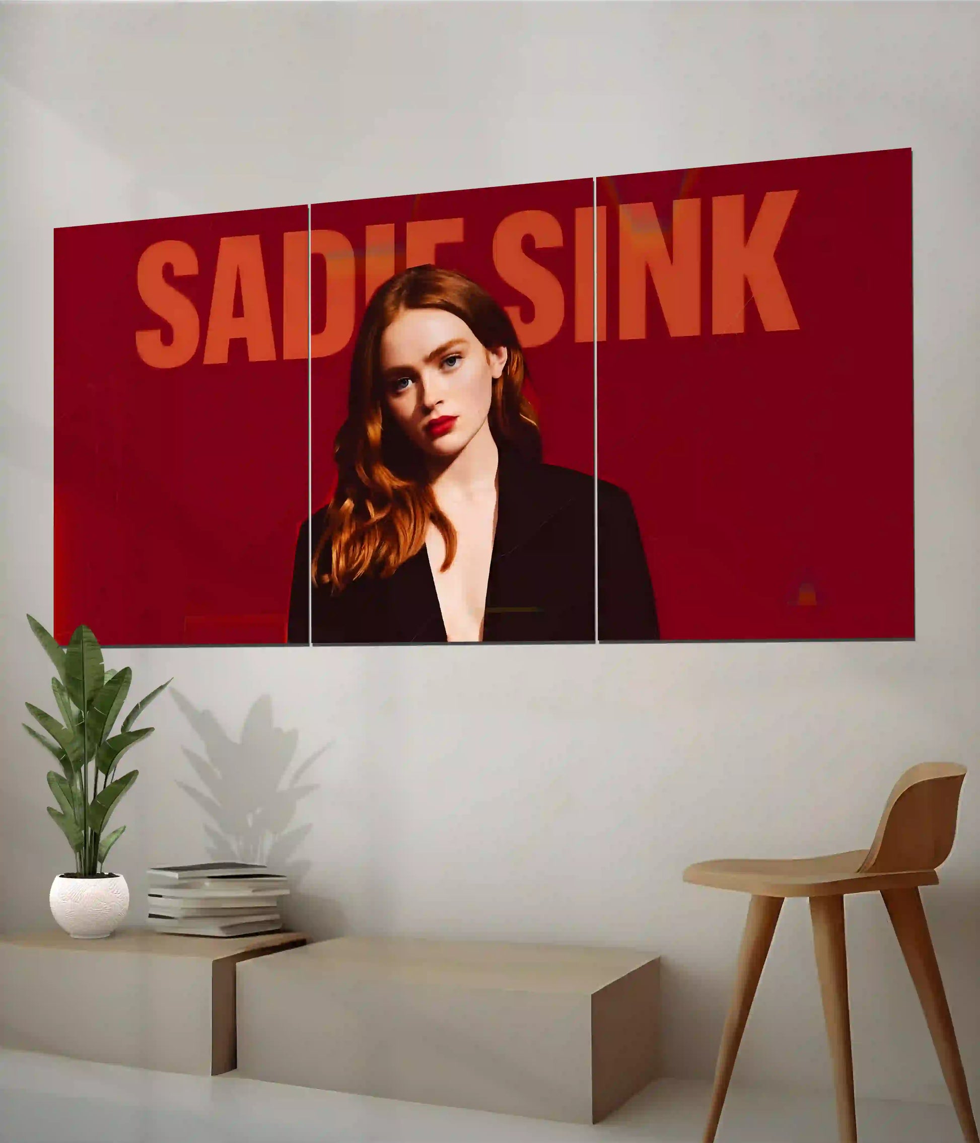 Sadie Sink Max Mayfield Stranger Things Split Poster on Wall - Everanta