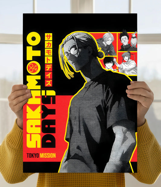 Sakamoto Days Tokyo Mission Anime Poster Main Image - Everanta