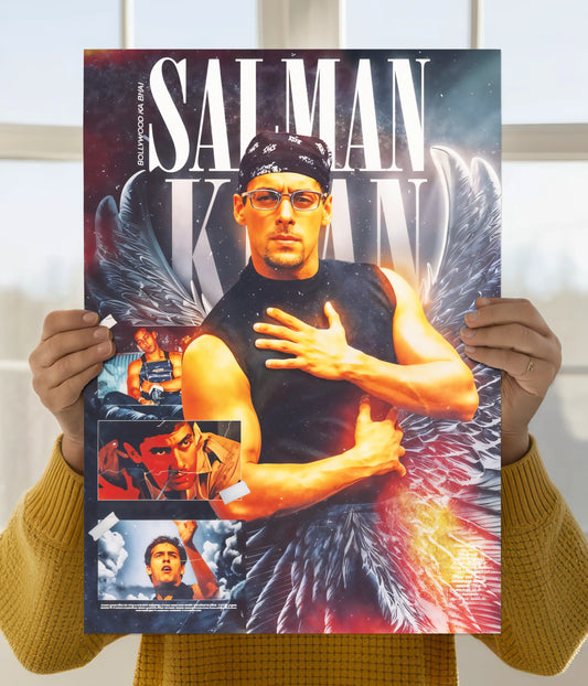 Salman Khan Iconic Bollywood Power Wall Poster Main Image - Everanta