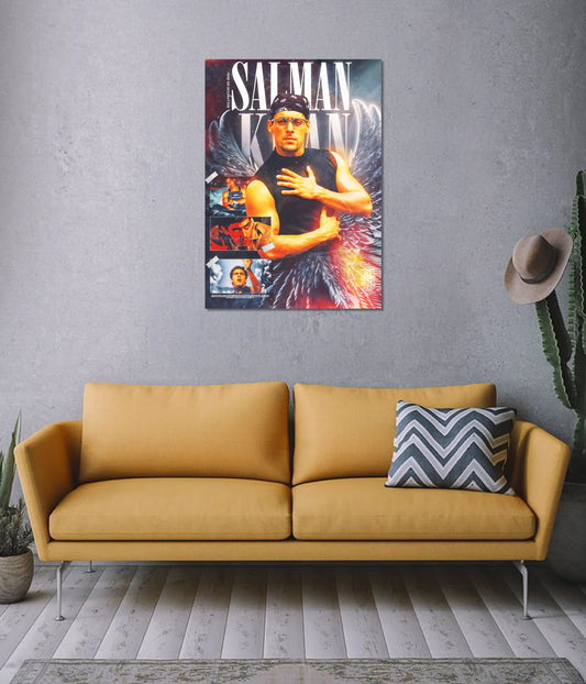 Salman Khan Iconic Bollywood Power Wall Poster on Wall - Everanta