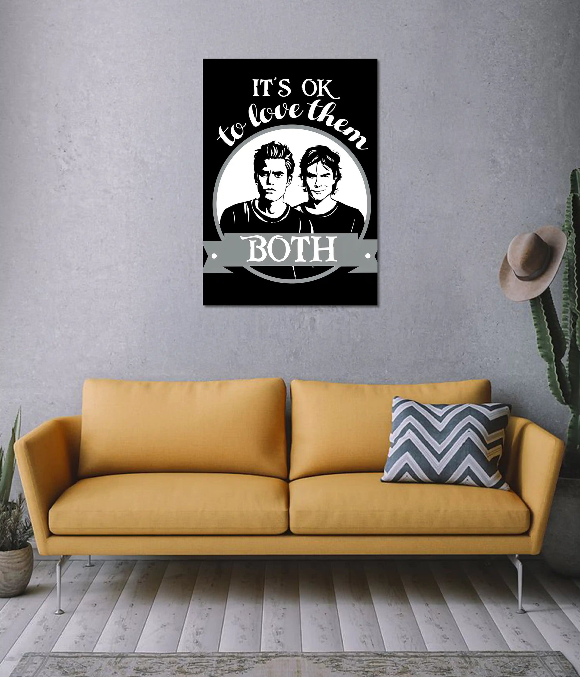 Salvatore Brothers – “It’s OK to Love Them Both” Poster on Wall - Everanta
