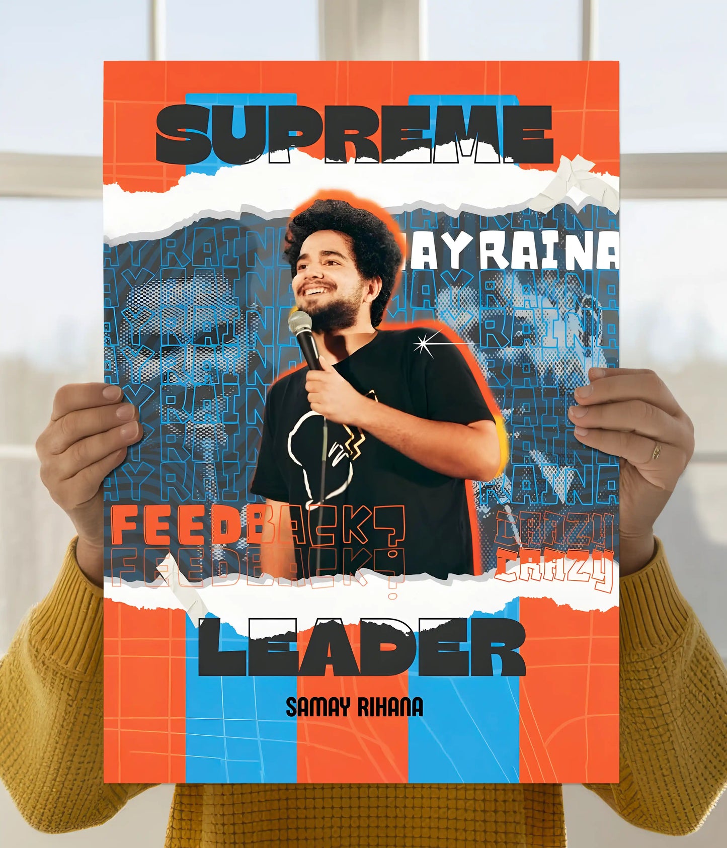 Samay Raina Supreme Leader Wall Poster Main Image - Everanta