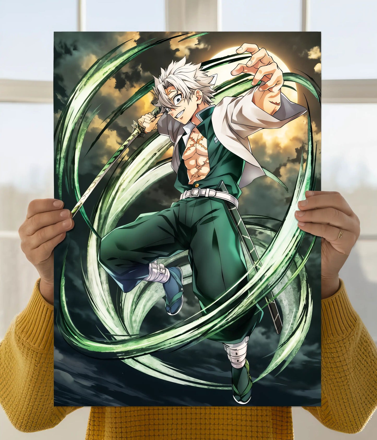 Sanemi – Wind Hashira Fury Poster Main Image - Everanta