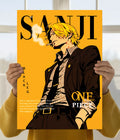 Sanji “Black Leg” Style One Piece Anime Poster
