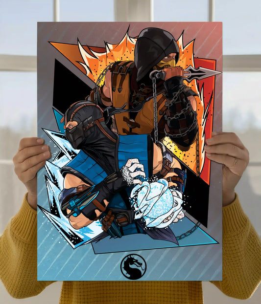 Scorpion vs Sub-Zero - Mortal Kombat Poster Main Image - Everanta