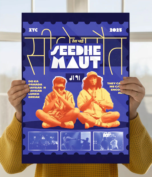 Seedhe Maut Hip-Hop Poster – Desi Rap Duo Main mage - Everanta