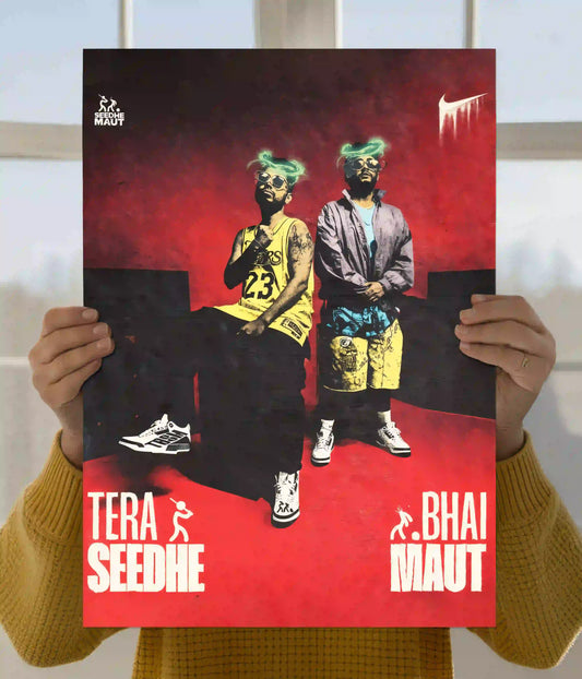 Seedhe Maut Tera Bhai Seedhe Wall Poster Main Image - Everanta