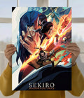 Sekiro Shadows Die Twice Illustrated Poster