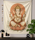 Serene Ganpati Bappa | Divine Ganesha Wall Tapestry