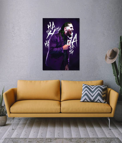 Seth Rollins Joker - WWE Wall Poster on Wall - Everanta