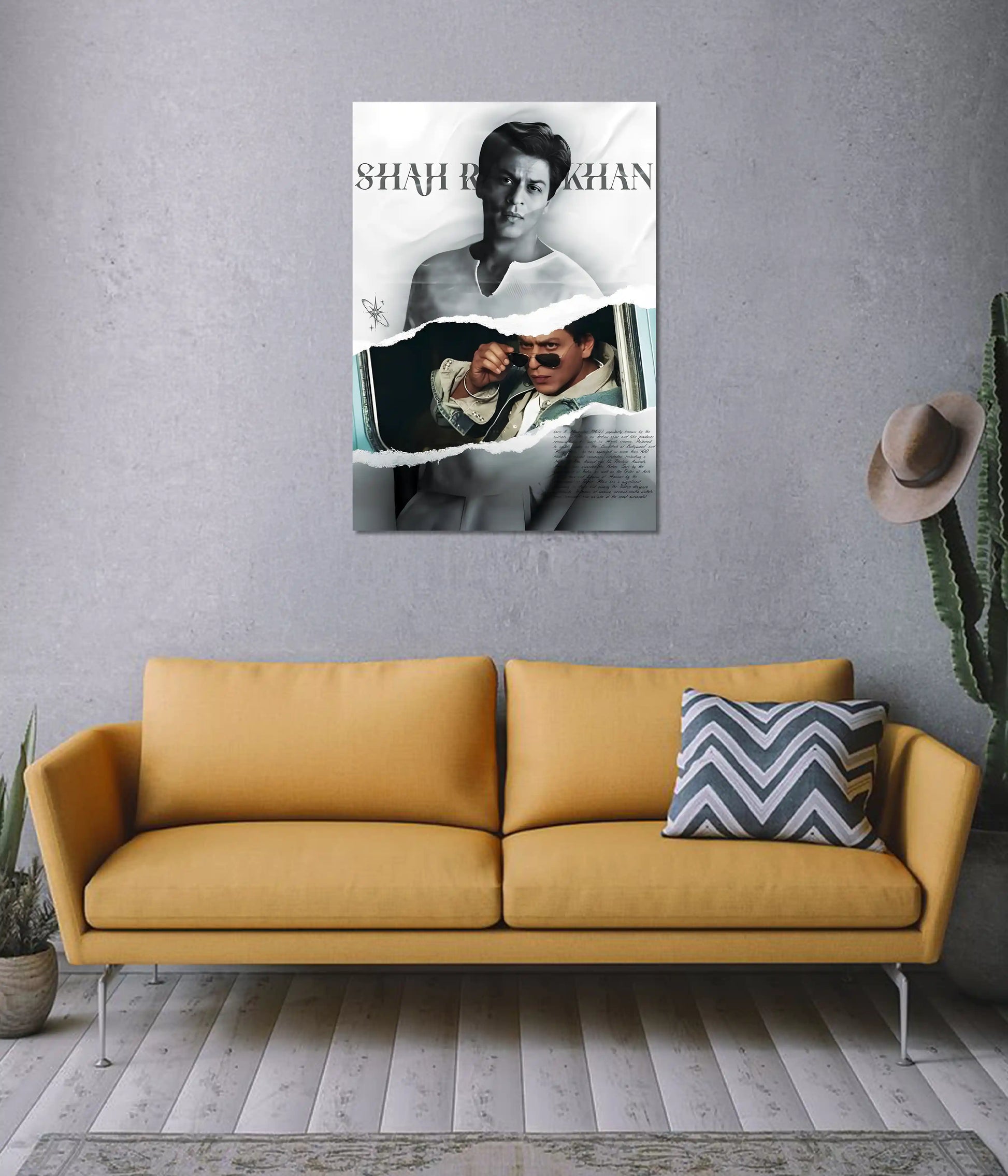 Shah Rukh Khan Poster on Wall - Everanta