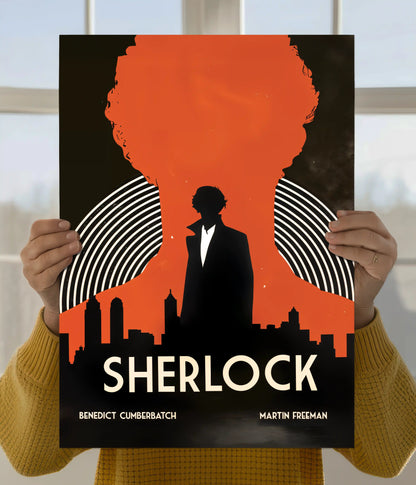 Sherlock Detective Minimal Poster Main Image - Everanta
