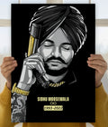 Sidhu Moosewala 1993–2022 – Legendary Punjabi Music Wall Poster
