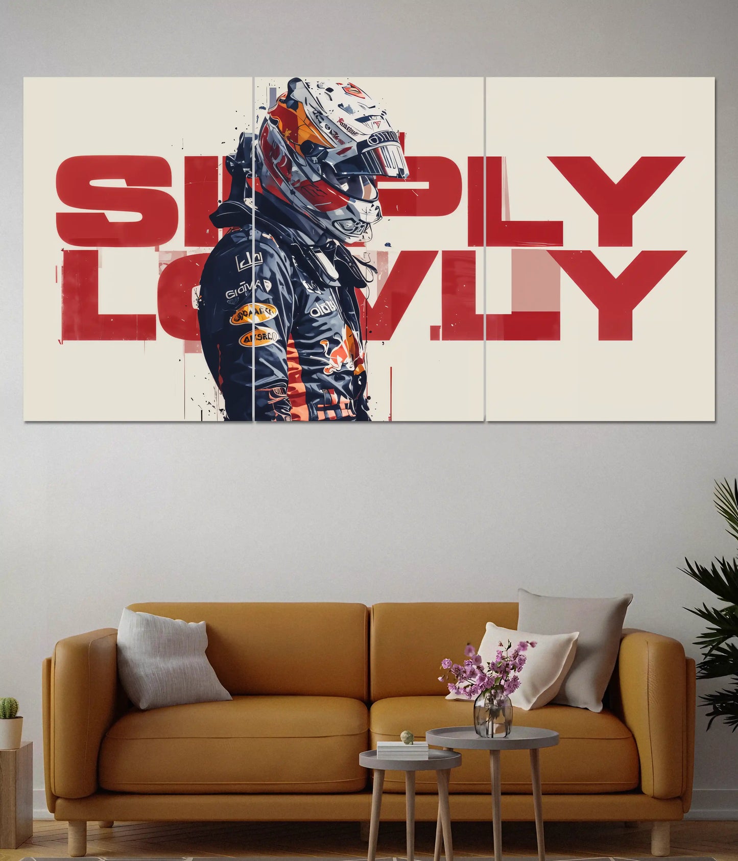 Simply Lovely F1 Racing Split Poster - Everanta