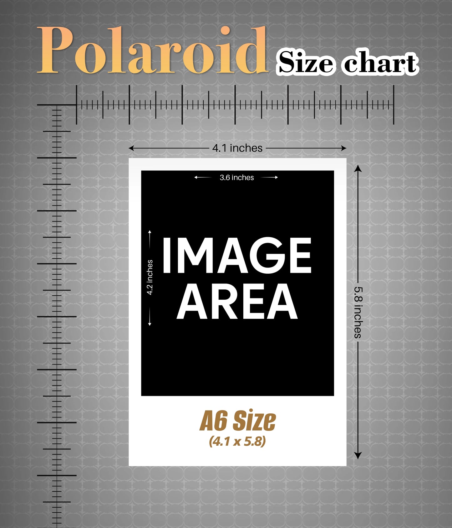 Size Chart of Custom Polaroid Prints – Retro Photo Prints - Everanta