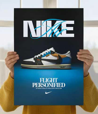 Sneaker Aesthetic Glow Poster Main Image - Everanta