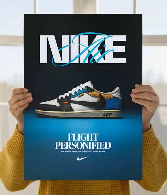 Sneaker Aesthetic Glow Poster Main Image - Everanta