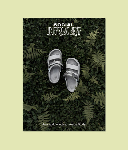 Social Introvert – Nature Wall Poster Main Image - Everanta