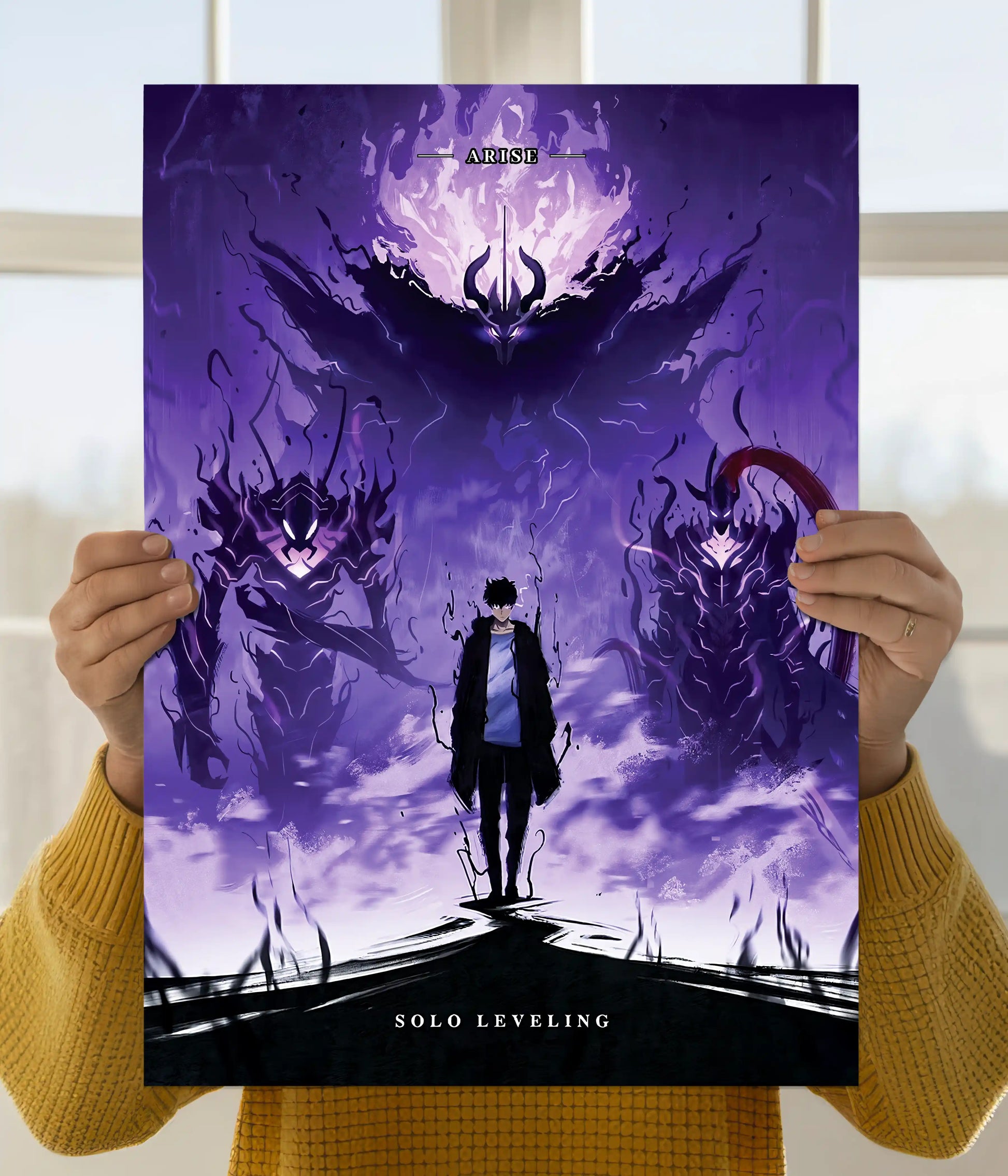 Solo Leveling – ARISE Shadow Monarch Wall Poster Main Image - Everanta