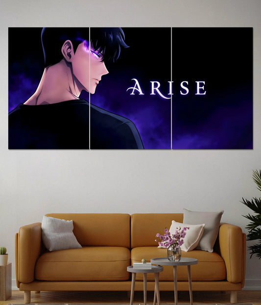 Solo Leveling Arise Split Poster - Everanta