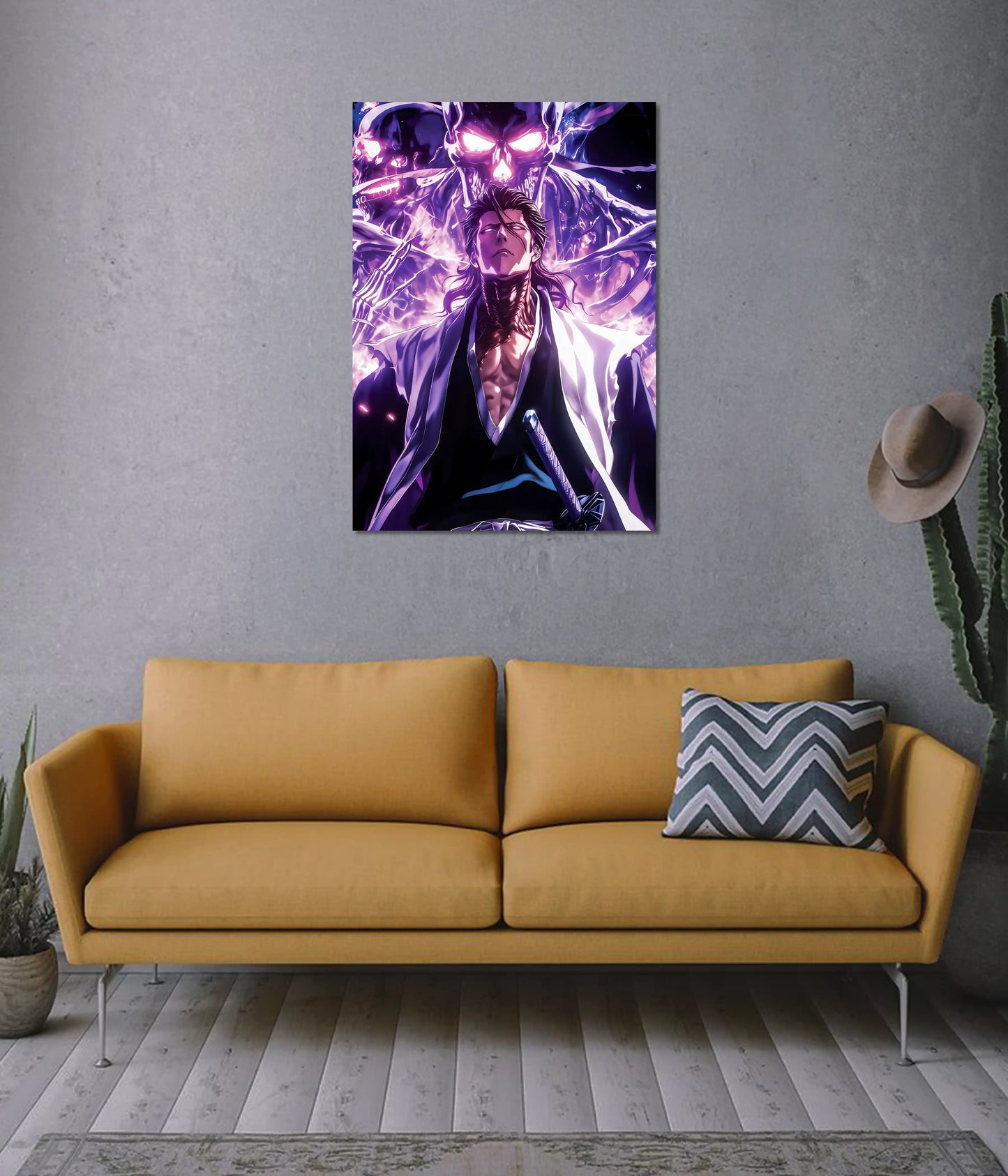Sosuke Aizen Power Form Bleach Poster on Wall - Everanta