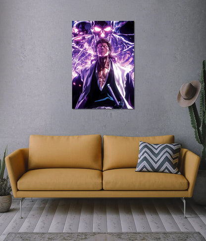Sosuke Aizen Power Form Bleach Poster on Wall - Everanta
