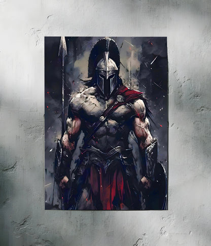 Spartan Metal Poster Second Image - Everanta