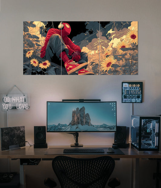 Spider-Man Artistic Split Wall Poster Main Image - Everanta