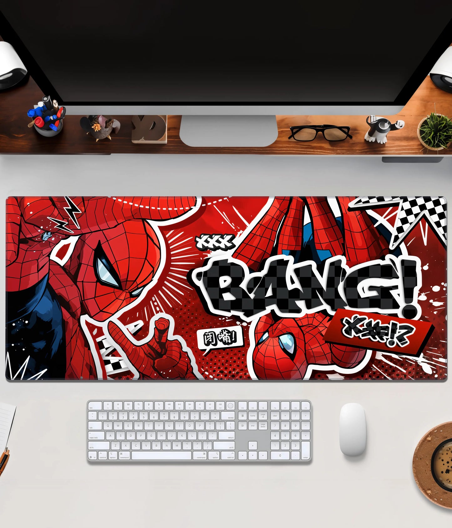 Spider-Man Bang! Desk Mat – Extended Gaming Pad Main Image - Everanta