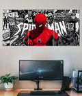 Spider-Man Comic Noir Split Poster