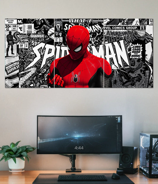 Spider-Man Comic Noir Split Poster Main Image - Everanta