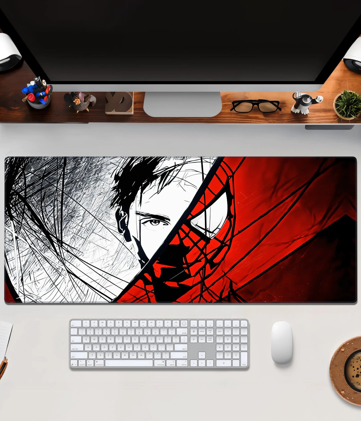 Spider-Man Desk Mat – Extended Gaming Mouse Pad Main Image - Everanta