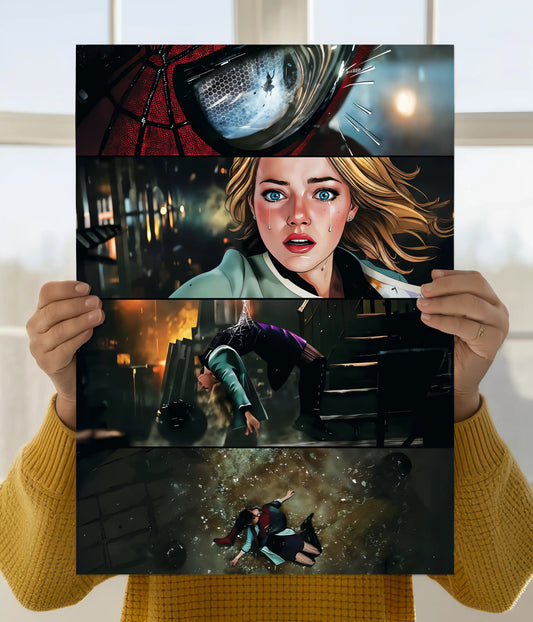 Spider-Man Iconic Scene Movie Wall Poster Main Image - Everanta