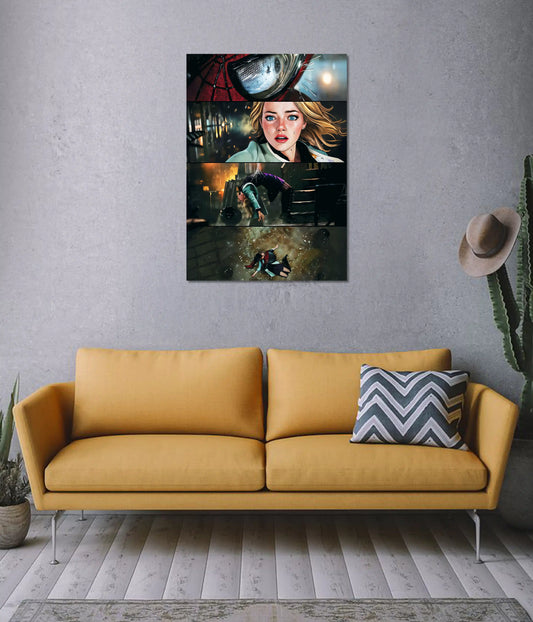 Spider-Man Iconic Scene Movie Wall Poster on Wall - Everanta