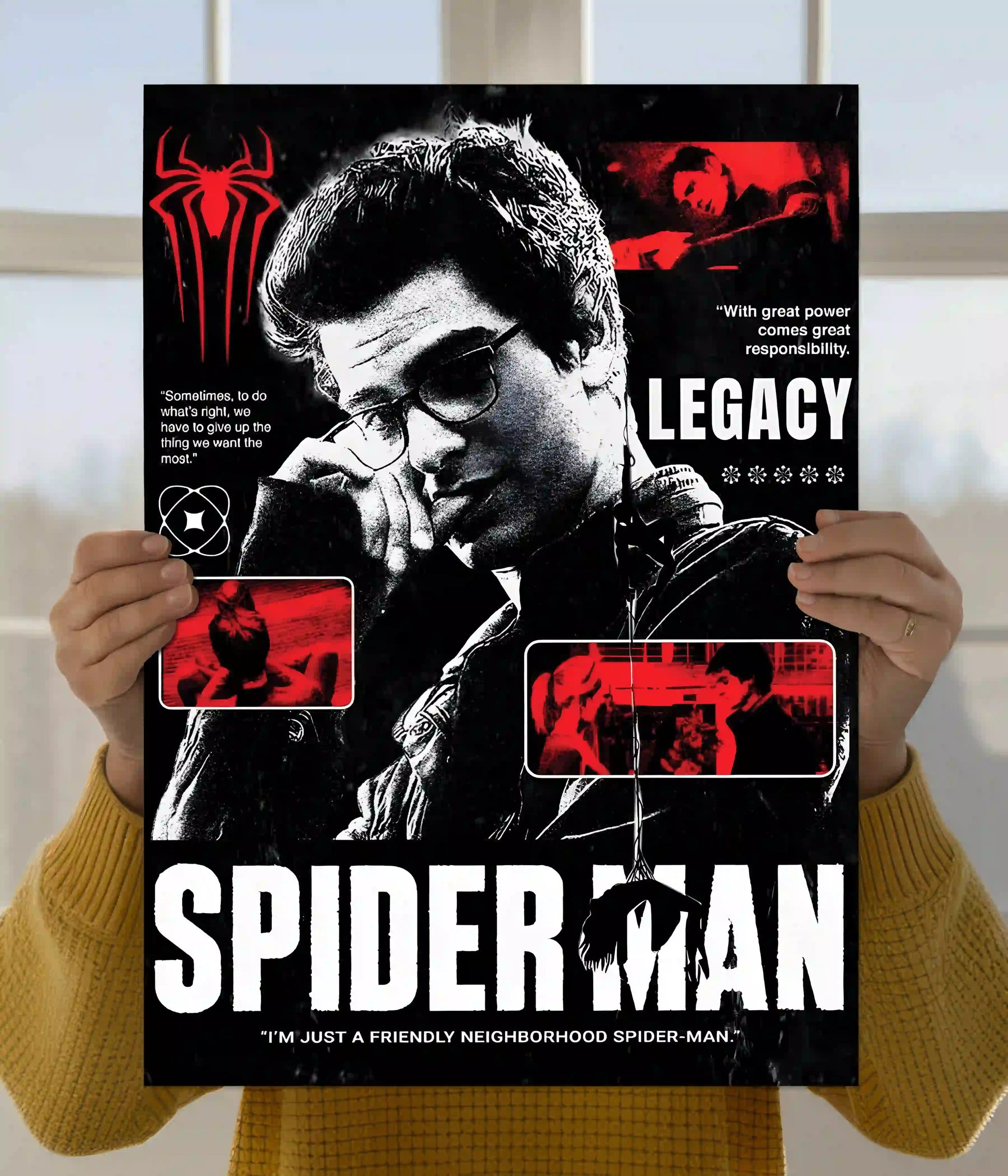Spider-Man Legacy Vintage Collage Wall Poster Main Image - Everanta