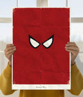 Spider-Man Minimal Mask Aesthetic Wall Poster