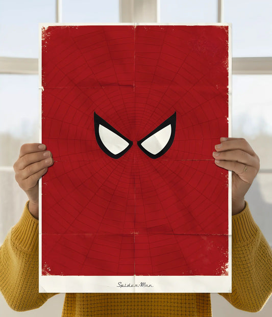 Spider-Man Minimal Mask Aesthetic Wall Poster Main Image - Everanta