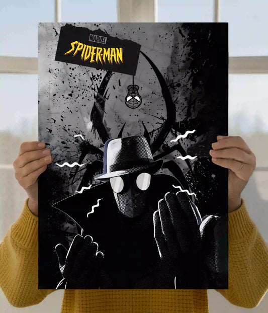 Spider-Man Noir Minimal Poster Main Image - Everanta