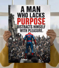 Spider-Man Purpose Over Pleasure Motivational Poster