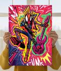 Spider-Punk Poster – Vibrant Graffiti
