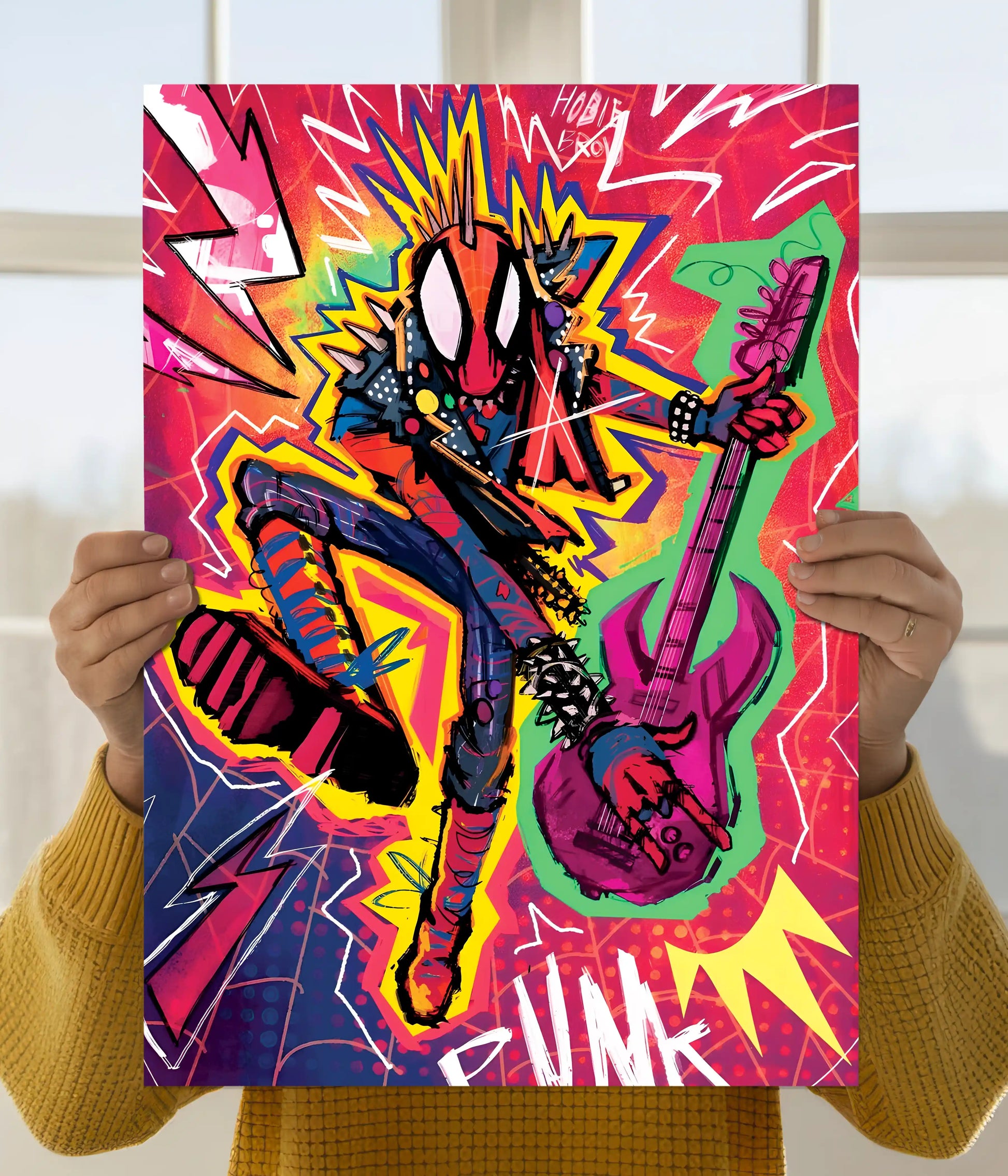 Spider-Punk Poster – Vibrant Graffiti Main Image