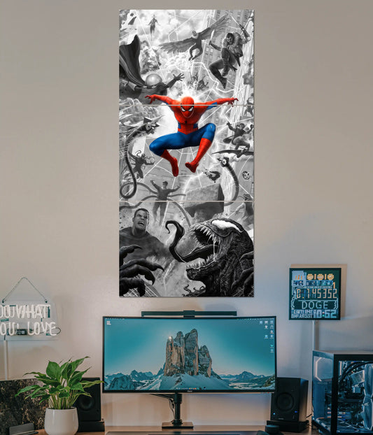Spider-Verse – Epic Spiderman Split Poster Main Image - Everanta